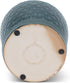 Teal Ceramic Pot with Reactive Glaze for Indoor Plants Planter with Saucer, 4.75 x 5.5 Inch...