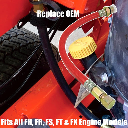 510440902 Flexible Oil Drain Hose Replacement For All FH, FR, FS, FT & FX Kawasaki Engine Models...