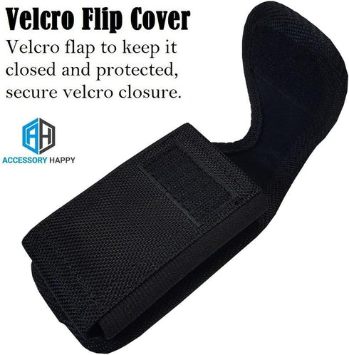 Military Grade Cell Phone Case,Rugged Pouch Holster Nylon Metal Clip Belt Flip Phone Case Fits Kyocera Cadence S2720, DuraXTP, DuraXV LTE, DuraXV ...