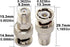 Boobrie F-Type to BNC Coax Adapter - BNC/F Female Coaxial Cable Connector - RG6/59/58/SDI/HD SDI (5 Pack) for CCTV Camera, Satellite Scanner...