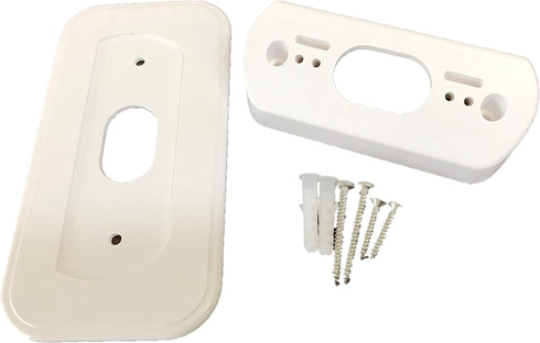 Ade Advanced Optics Wall Plate and 30 Degree Angled Mount Combo for Nest Hello - White...