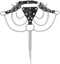 Navoky Punk Leather Studded Choker Gothic Metal Rivet Necklace Spiked Layered Tassel Chain Accessories Daily Halloween Nightclub for Women...