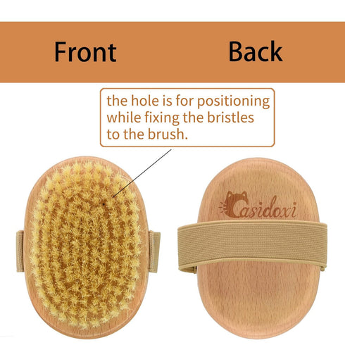 Soft Bristle Dog Brush for Short Haired Cats Dogs with Elastic Band, Natural Bristle Dog Palm Brush for Cats Dogs Brush...