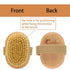 Soft Bristle Dog Brush for Short Haired Cats Dogs with Elastic Band, Natural Bristle Dog Palm Brush for Cats Dogs Brush...