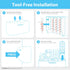 TotalMount Hole-Free Remote Holder – Eliminates Need to Drill Holes in Your Wall (Premium White Holder for 3 or 4 Remotes)...