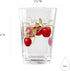 Harvest Apple Collection by Sandy Clough Acrylic Plastic 8 oz Juice Drinkware, For Cold Drinks, Set of 6...