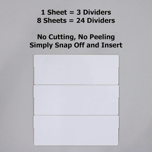 (24-Pack) Akro Mils Storage Bins Compatible, Large Drawer Dividers for Akro-Mils Craft Cabinet and Hardware Storage Organizer, Replaces P/N 40717...