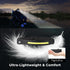 Headlamp Rechargeable, 230° Wide Beam Head Lamp LED with Motion Sensor for Adults - Camping Accessories Gear, Waterproof Head Light Flashlight for...