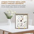 Plate Holder Easel Display Stand - 4.5 Inch Twisted Metal Wire Plate Stands - Picture Frame Stand - Tabletop Easels for Display Decorative Plates ...