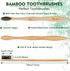 Bamboo Toothbrushes Soft Bristles- 10 Pack Eco-Friendly Toothbrush for Adult, BPA-Free Natural Biodegradable Compostable Charcoal Wooden Tooth Bru...