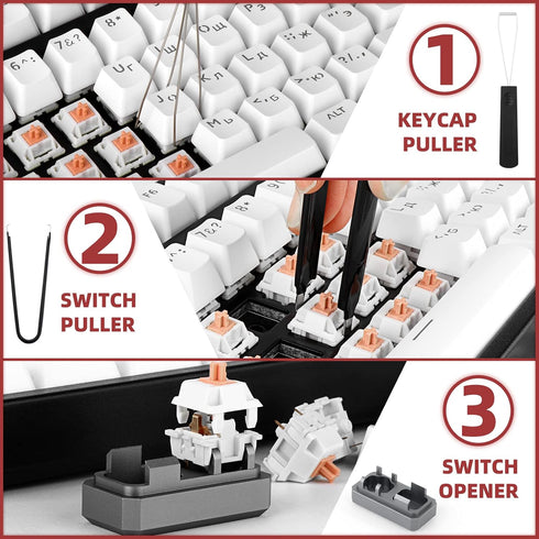 YIMAGUJRX RUNJRX Keyboard Lube Kit JRX 205G0 0.53oz/15g for Mechanical Keyboard Lube, Switch Opener for MX Kailh Gateron Switch,Keyboard Tools wit...