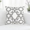 HWY 50 Grey Gray Decorative Throw Pillow Covers 18x18 Inch (1 Piece), Embroidered Cotton Farmhouse Cushion Cover Pillow Case for Sofa Couch Living...