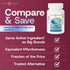 GeriCare Magnesium Oxide Supplement 240 mg of Elemental Magnesium, 120 Tablets, Essential Mineral Support, Promotes Vascular Health, Bone Strength...