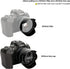 Tulip Flower Lens Hood for Canon RF 50mm f/1.8 STM on EOS R6 R5 RP R Camera, Reversible Lens Shade Replace Canon ES-65B Lens Hood, Compatible with...