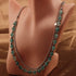 Green Stone Hip Hop Simulated Jade Choker Double Layered Bead Necklace for Men Women...