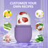 Ice Roller for Face and Eye, Silicone Ice Facial Roller Ice Holder, Face Ice Mold Skin Care, Face Icers Reusable Ice Cube Roller for Shrink Pores ...