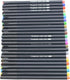 YIKANGHENG 24 Pcs 24 Colors Fine Point Line Drawing Pens, 0.4mm of Pen Point for Painting, School and Office Supplies (24)...