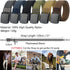 LionVII Mens Belt Web, Nylon Casual Belt with Plastic Buckle Breathable for Work Travel, Easy Trim to Fit 27-46" Waist...