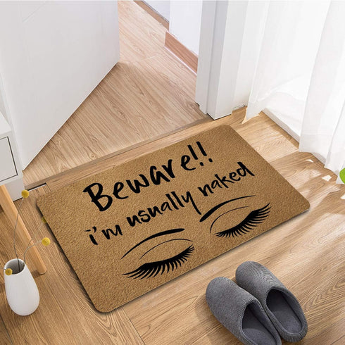 Welcome Funny Door Mat Personalized Doormat with Anti-Slip Rubber Back (23.6 X 15.7 inch) Prank Gift Home Decor Area Rugs for The Entrance Way Ind...