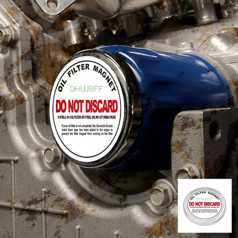 Universal Oil Filter Magnet Protect Our Performance Engine Fit - Most Cars and Trucks...
