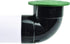 NDS 422G Pop-Up Drainage Emitter with Elbow fits 4-Inch Sewer and Drain Pipe, Works with Drainage Systems Including Catch Basins, Green...