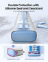 Vaydeer Metal Travel Pill Organizer (Support 2 Times a Day), 7 Day Weekly Pill Box, Large Capacity Daily Cute Pill Case for Supplements, Pills, Vi...
