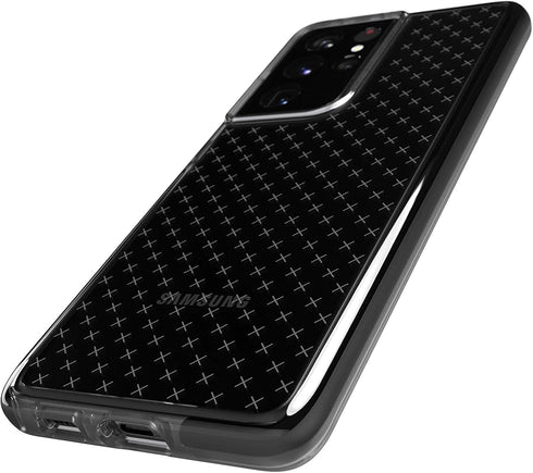 tech21 Evo Check Phone Case for Samsung S21 Ultra 5G - 12 ft. Drop Protection, Smokey/Black...