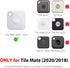 Silicone Case for Tile Mate 2020 & 2018 with Keychains, 2 Pack Anti-scratch Protective Cover with Carabiner (Navy/Fluorescent Green)...