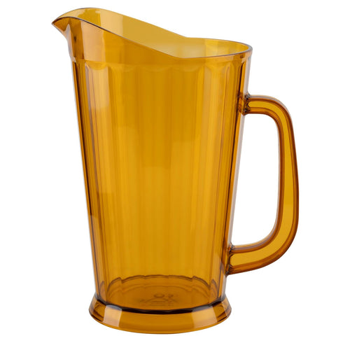 G.E.T. P-1064-1-A-EC BPA-Free Break-Resistant Plastic Serving Pitcher, 60 Ounce, Amber...