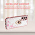 for A52 Samsung Phone Case, Samsung A52 Case for Women Glitter Crystal Soft TPU Bling Cute Pink Butterfly Heart Floral Clear Protective Cover with...