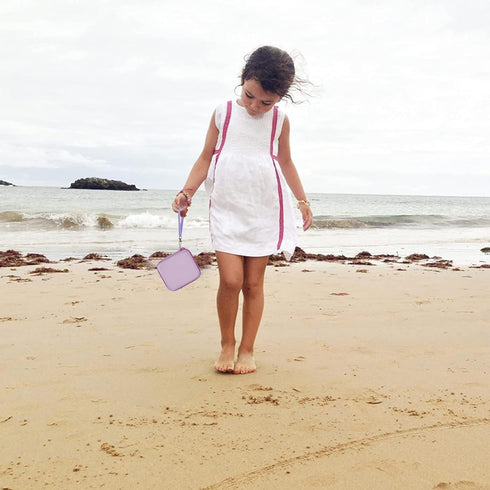 PAIYULE Kids Camera Case for Instant Cameras - Storage Holder Bag Compatible with Digital Video Cameras for Girls and Toddlers - Purple...