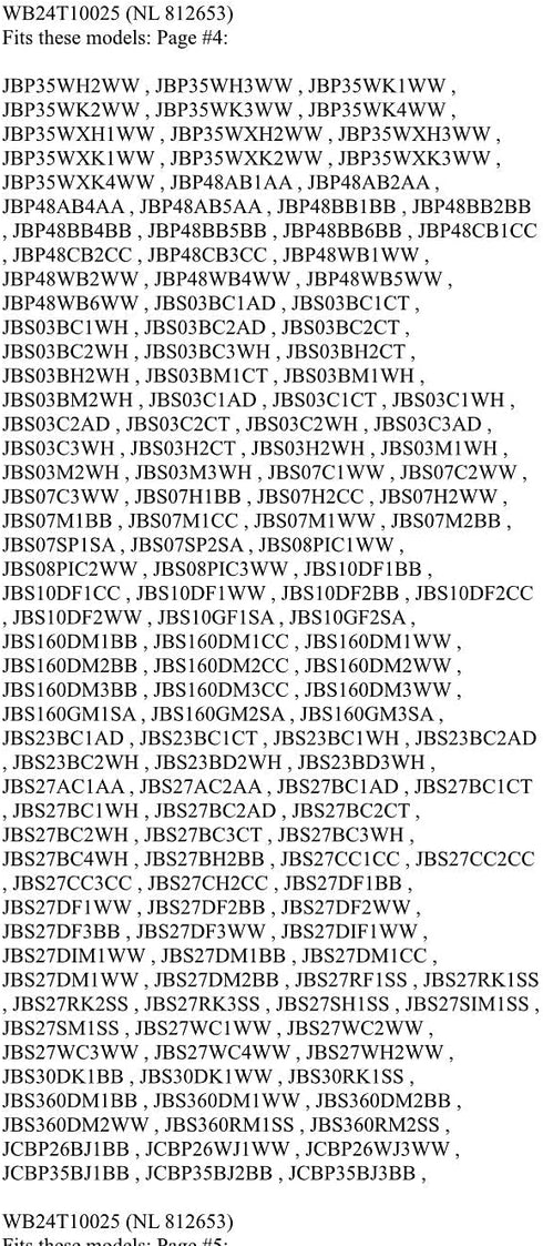 OEM Switch WB24T10025, NL812653...
