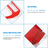 3PCS Steering Wheel Cover Trim Interior Accessories for Jeep Renegade 2015-2023 for Jeep Compass 2017-2020 (Red)...