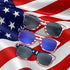 Giga Gud 4th of July USA Flag American America USA Flag Patriotic Sunglasses...