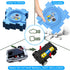 Puzzle Track Educational Play Set-Plastic Jigsaw Board & Battery Operated Toy Vehicles, Montessori Toys for Kids Ages 3-5, 2-4 Years Toddlers Puzz...