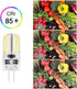 DiCUNO G4 LED Bulb, JC Bi-Pin Base Light Bulbs 3W, 12V AC/DC, Equivalent to 20W-25W T3 Halogen Replacement, Daylight White 6000K, Non-dimmable, fo...
