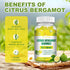 Citrus Bergamot Gummies for Healthy Cholesterol - All Natural Supplements 25:1 Extract from Italy Bergamot Supplement for Immune Support Healthy A...