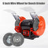 6-Inch Wire Wheel for Bench Grinder, 0.012 Carbon Steel, Bench Grinder Wire Wheel with 1/2" & 5/8" Arbor Hole...