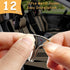 24Pcs Car Seat Cover Plum Plate Metal Hooks, 12Pcs Plastic Car Seat Covers Chucks and 12Pcs Metal Hooks Set Locking Clip Plastic Card Fixed Fasten...
