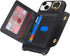 for iPhone 14 Case with Card Holder and Strap - Zipper Pocket,Crossbody Lanyard Strap,Credit Card Holder,Stand Ring,Cute Phone Wallet Case for Wom...
