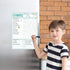 CLEVER CLEAN Magnetic Dry Erase Chore Chart - 8.5"x12" Behavior Responsibility Chore Board for Kids, Teenagers - 6 Extra Fine Point Markers Includ...