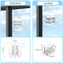 4 Pcs Child Proof Sliding Door Lock, Sliding Glass Window Safety Lock for Patio Door, Sliding Wardrobe Door, Closet Door, No Drilling Required....