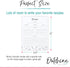 Outshine Premium Recipe Paper for 8.5" x 11" Recipe Binders, Farmhouse Design (50 Sheets) | Full Size Recipe Refill Pages for Binder | Recipe Card...
