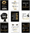 8 x 10 Inch Inspirational Wall Décor Teen Black Girls Bedroom Décor Makeup Lash Lips Wall Art Poster, Motivational Design for Bathroom Beauty Salo...