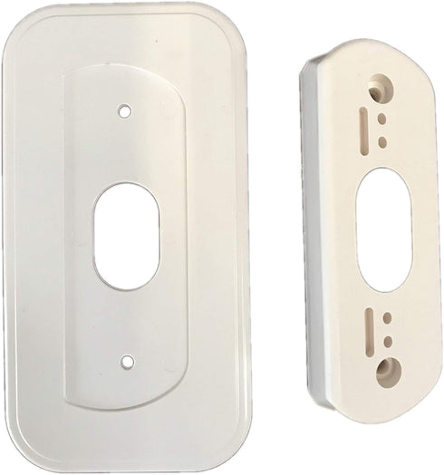 Ade Advanced Optics Wall Plate and 30 Degree Angled Mount Combo for Nest Hello - White...