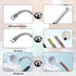 Candle Lighter Electric Lighter Rechargeable Arc Lighter with LED Battery Display360° Flexible Neck Flameless Grill Long Lighters for Light Candle...