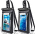 2 Pack Waterproof Phone Pouch Floating Large Waterproof Cellphone Dry Bag Case for iPhone 14 13 12 11 Pro Max XS XR X Galaxy S21 Samsung S22 Up to...