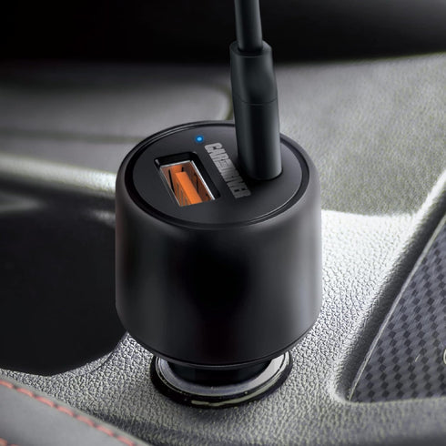Car and Driver USB C 48W Car Charger Adapter w/Fast Power Delivery (PD) Port, Cigarette Lighter USB Type C Dual Charger, Compat for iPhone 15/14/1...