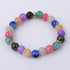 (4PCS) Handmade Healing Crystals Beads Bracelet Set - Elastic Yoga Bangle from Gemstones & Stones - Ideal for Positive Energy, 7 Chakra Balance - ...