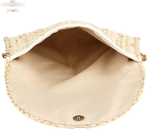 Women Summer Beach Bag, Straw Handbag Top Handle Big Capacity Travel Tote Purse Hand Woven Straw Large Hobo Bag...